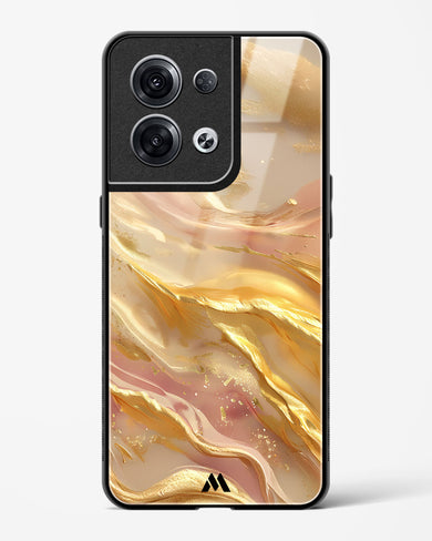 Golden Mirage Glass Case Phone Cover (Oppo)