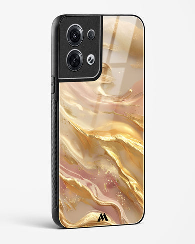 Golden Mirage Glass Case Phone Cover (Oppo)