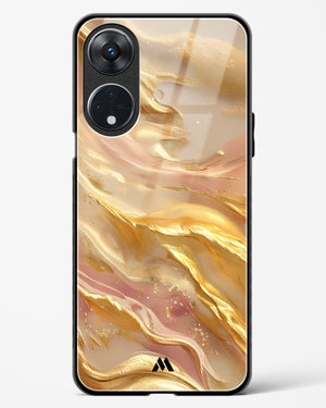 Golden Mirage Glass Case Phone Cover (Oppo)