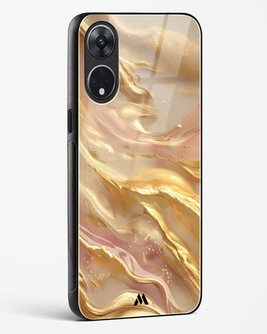 Golden Mirage Glass Case Phone Cover (Oppo)