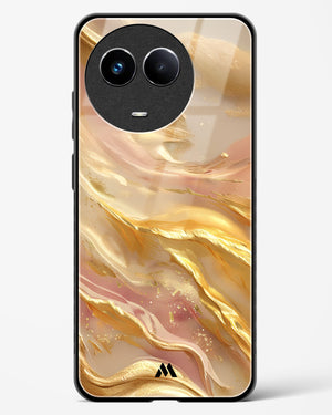 Golden Mirage Glass Case Phone Cover (Realme)