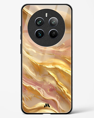 Golden Mirage Glass Case Phone Cover (Realme)