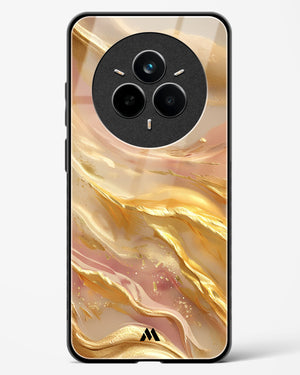 Golden Mirage Glass Case Phone Cover (Realme)