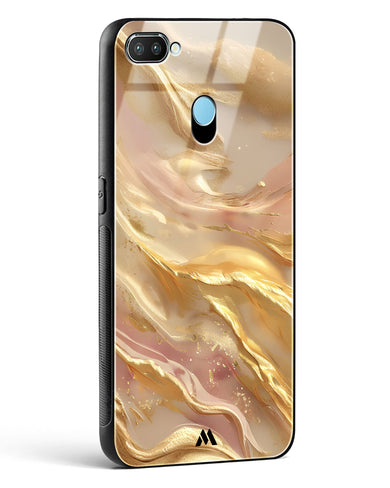 Golden Mirage Glass Case Phone Cover (Realme)