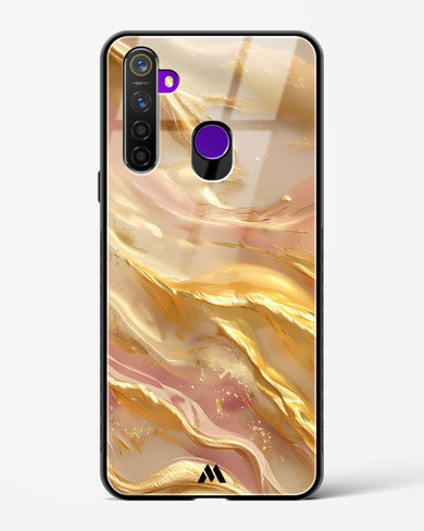 Golden Mirage Glass Case Phone Cover (Realme)