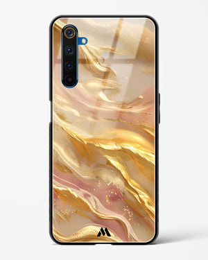Golden Mirage Glass Case Phone Cover (Realme)