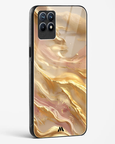 Golden Mirage Glass Case Phone Cover (Realme)
