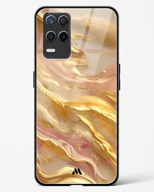 Golden Mirage Glass Case Phone Cover (Realme)