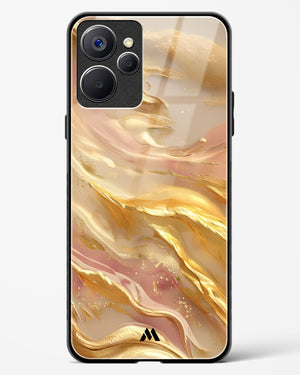 Golden Mirage Glass Case Phone Cover (Realme)
