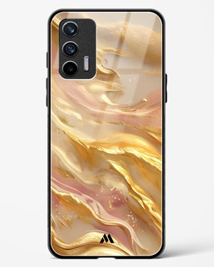 Golden Mirage Glass Case Phone Cover (Realme)