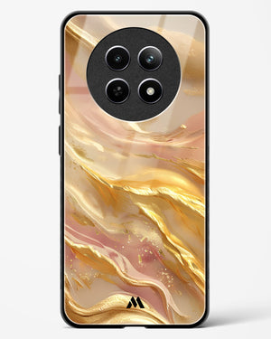 Golden Mirage Glass Case Phone Cover (Realme)