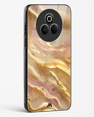 Golden Mirage Glass Case Phone Cover (Realme)