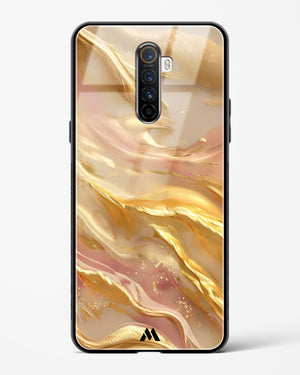 Golden Mirage Glass Case Phone Cover (Realme)