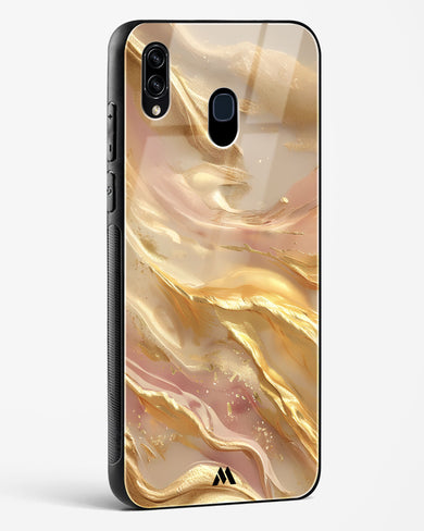 Golden Mirage Glass Case Phone Cover (Samsung)