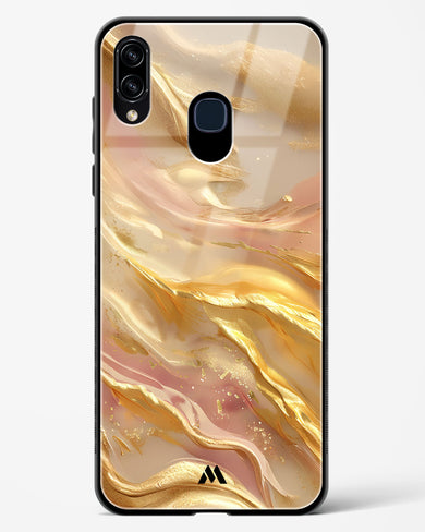 Golden Mirage Glass Case Phone Cover (Samsung)