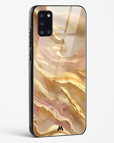 Golden Mirage Glass Case Phone Cover (Samsung)