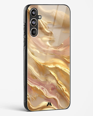 Golden Mirage Glass Case Phone Cover (Samsung)