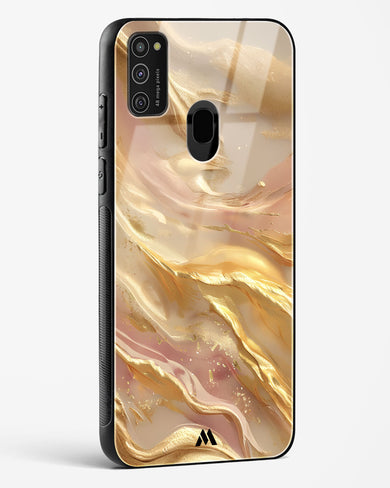 Golden Mirage Glass Case Phone Cover (Samsung)