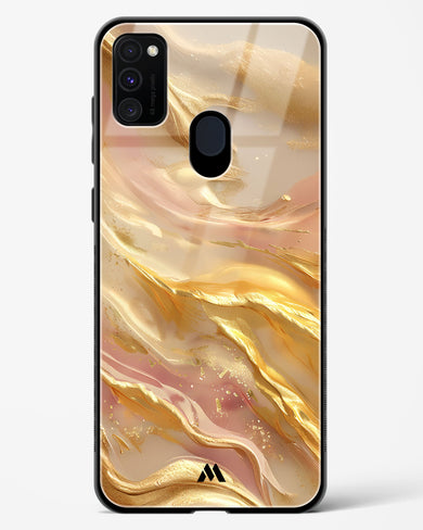 Golden Mirage Glass Case Phone Cover (Samsung)