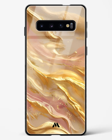 Golden Mirage Glass Case Phone Cover (Samsung)