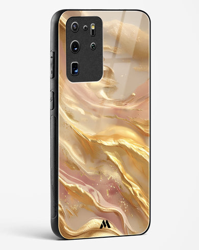 Golden Mirage Glass Case Phone Cover (Samsung)