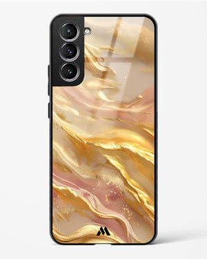 Golden Mirage Glass Case Phone Cover (Samsung)