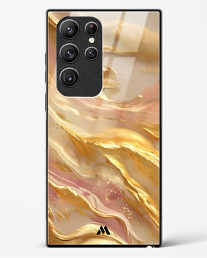 Golden Mirage Glass Case Phone Cover (Samsung)