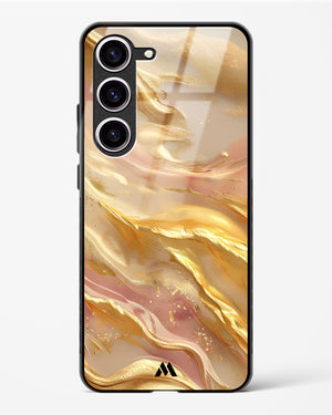 Golden Mirage Glass Case Phone Cover (Samsung)