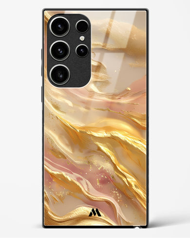 Golden Mirage Glass Case Phone Cover (Samsung)