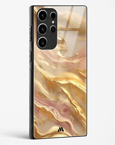 Golden Mirage Glass Case Phone Cover (Samsung)