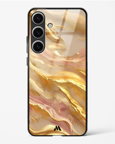 Golden Mirage Glass Case Phone Cover (Samsung)