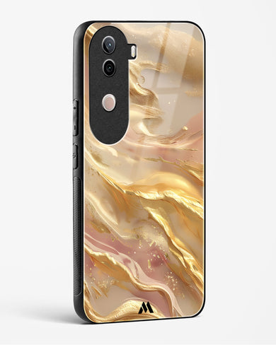Golden Mirage Glass Case Phone Cover (Vivo)