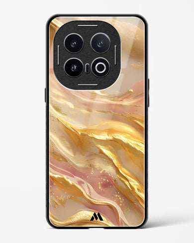 Golden Mirage Glass Case Phone Cover (Vivo)