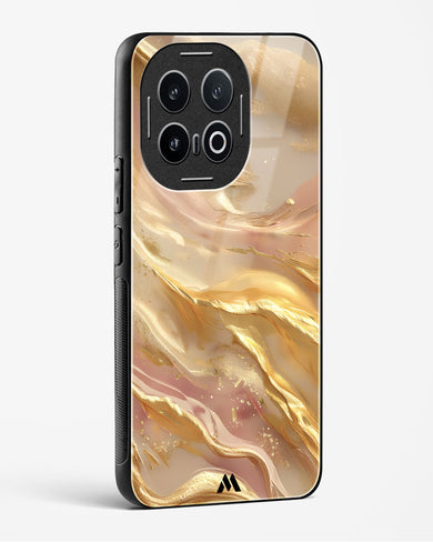 Golden Mirage Glass Case Phone Cover (Vivo)