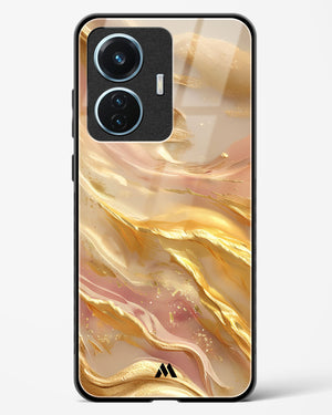Golden Mirage Glass Case Phone Cover (Vivo)