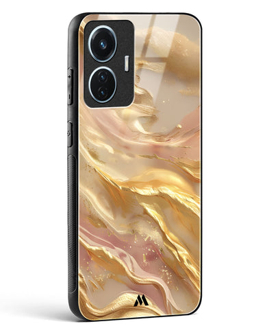 Golden Mirage Glass Case Phone Cover (Vivo)