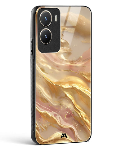 Golden Mirage Glass Case Phone Cover (Vivo)