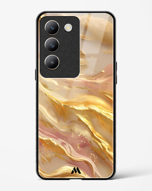 Golden Mirage Glass Case Phone Cover (Vivo)