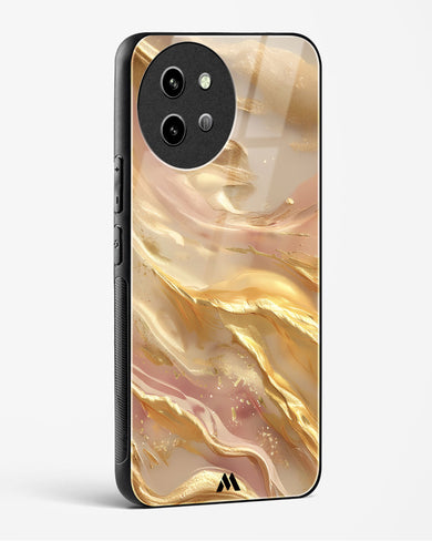 Golden Mirage Glass Case Phone Cover (Vivo)