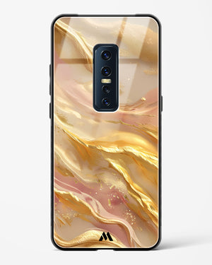 Golden Mirage Glass Case Phone Cover (Vivo)