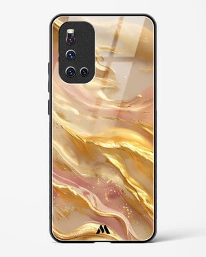 Golden Mirage Glass Case Phone Cover (Vivo)