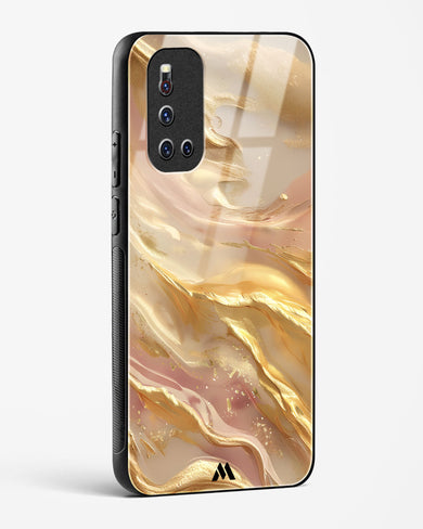 Golden Mirage Glass Case Phone Cover (Vivo)