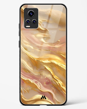 Golden Mirage Glass Case Phone Cover (Vivo)