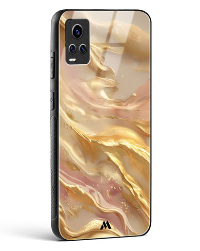 Golden Mirage Glass Case Phone Cover (Vivo)