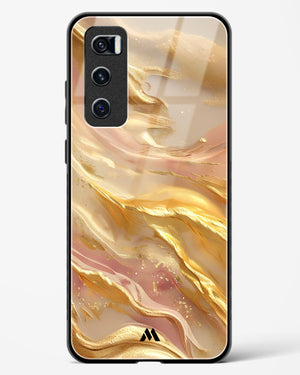 Golden Mirage Glass Case Phone Cover (Vivo)