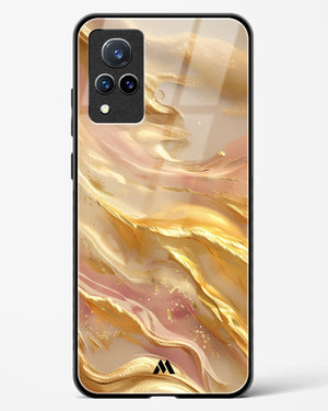 Golden Mirage Glass Case Phone Cover (Vivo)