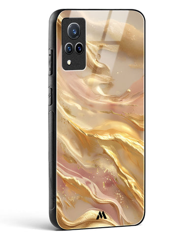 Golden Mirage Glass Case Phone Cover (Vivo)