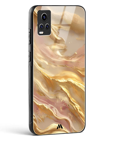 Golden Mirage Glass Case Phone Cover (Vivo)