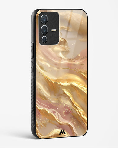 Golden Mirage Glass Case Phone Cover (Vivo)
