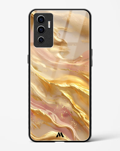 Golden Mirage Glass Case Phone Cover (Vivo)